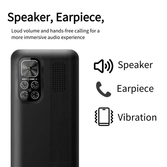 S5630, 2.8 inch, 3000mAh, 21 Key, Support Bluetooth, Flashlight, GSM, Quad SIM (Orange)