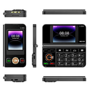 SOYES V-899, 32MB+64MB, 2.4 inch + 2.8 inch Display MTK6261D CPU, BT 3.0, Network: 2G, Dual SIM (Black)
