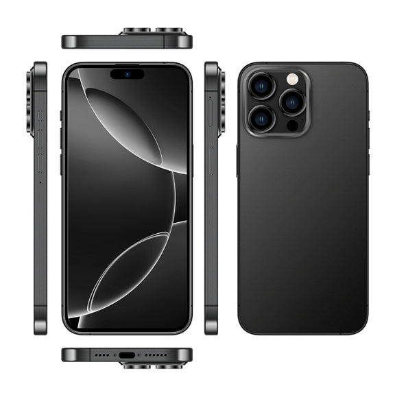 i16 Pro Max / Q5, 2GB+16GB, 6.5 inch Screen, Face Identification, Android 8.1 MTK6580P Quad Core, Network: 3G, Dual SIM, AU Plug (Black)