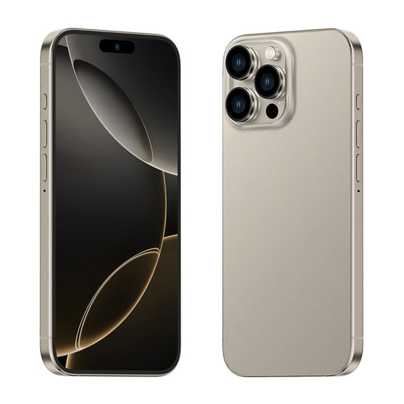 i16 Pro Max / Q5, 2GB+16GB, 6.5 inch Screen, Face Identification, Android 8.1 MTK6580P Quad Core, Network: 3G, Dual SIM, AU Plug (Gold)