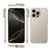 i16 Pro Max / Q5, 2GB+16GB, 6.5 inch Screen, Face Identification, Android 8.1 MTK6580P Quad Core, Network: 3G, Dual SIM, AU Plug (Gold)