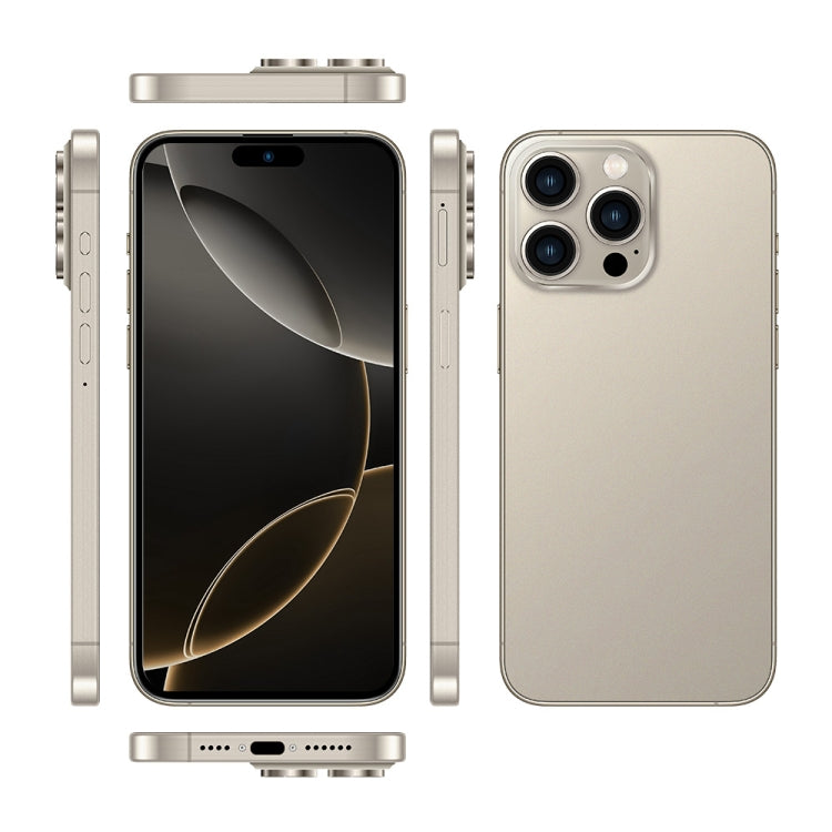 i16 Pro Max / Q5, 2GB+16GB, 6.5 inch Screen, Face Identification, Android 8.1 MTK6580P Quad Core, Network: 3G, Dual SIM, AU Plug (Gold)