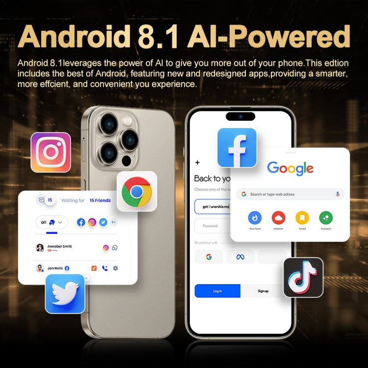 i16 Pro Max / Q5, 2GB+16GB, 6.5 inch Screen, Face Identification, Android 8.1 MTK6580P Quad Core, Network: 3G, Dual SIM, UK Plug (White)