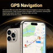 i16 Pro Max / Q5A, 6GB+128GB, 6.5 inch Screen, Face Identification, Android 10 MTK6762 Octa Core, OTG, NFC, Network: 4G, Dual SIM, EU Plug (Black)