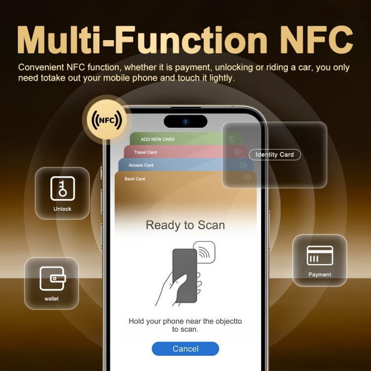 i16 Pro Max / Q5A, 6GB+128GB, 6.5 inch Screen, Face Identification, Android 10 MTK6762 Octa Core, OTG, NFC, Network: 4G, Dual SIM, US Plug (Black)