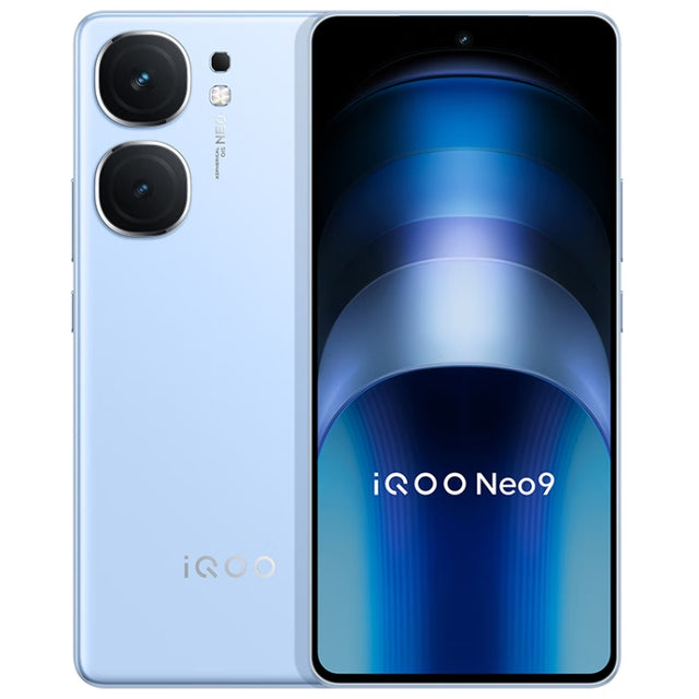 vivo iQOO Neo9, Dual Back Cameras, 16GB+512GB, Face ID / Fingerprint Identification, 6.78 inch Android 14 OriginOS 4 Snapdragon 8 Gen 2 Octa Core, OTG, NFC, Network: 5G, Support Google Play (Blue)