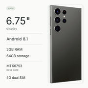 Generic 6.75-inch Android smartphone, Black - image 4