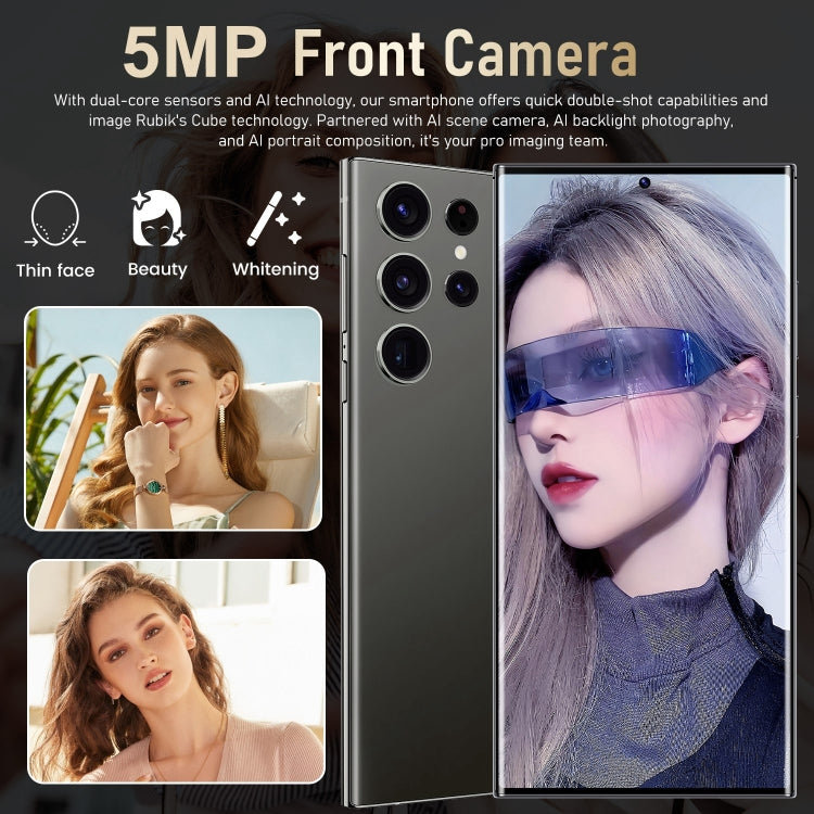 S24 Ultra / M106, 3GB+64GB, Face ID Identification, 6.75 inch Android 8.1 MTK6753 Octa Core, Network: 4G, Dual SIM (Grey)