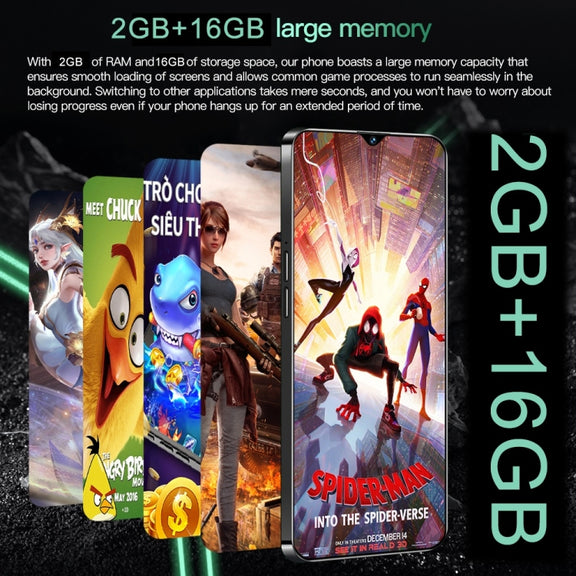 Pova 6 Pro / SDT39, 2GB+16GB, Face Identification, 6.28 inch Screen Android 6.0 SC7731 Quad Core, Network: 3G, Dual SIM (Green)