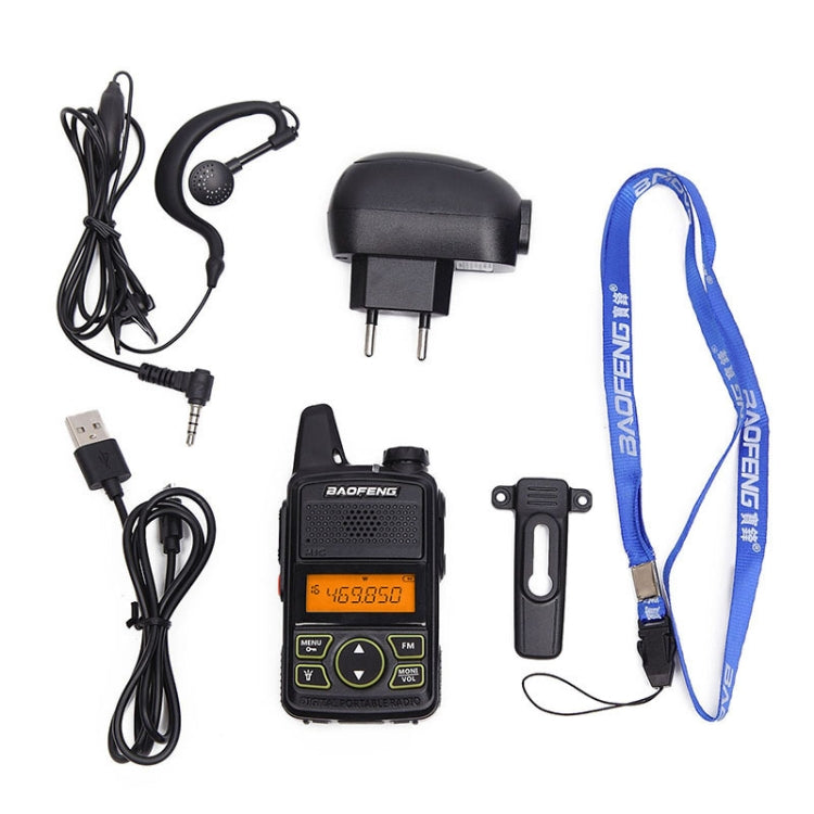 BaoFeng BF-T1 Single Band Radio Handheld Walkie Talkie, US Plug