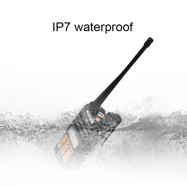 BaoFeng BF-UV9R Plus 10W Water-resistant Dual Band Radio Handheld Antenna Walkie Talkie, US Plug