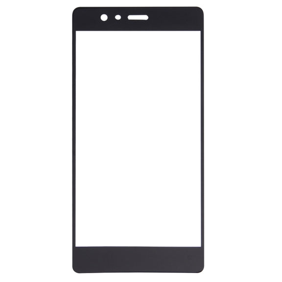 For Huawei  P9 0.26mm 9H Surface Hardness Explosion-proof Silk-screen Tempered Glass Full Screen Film (Black)