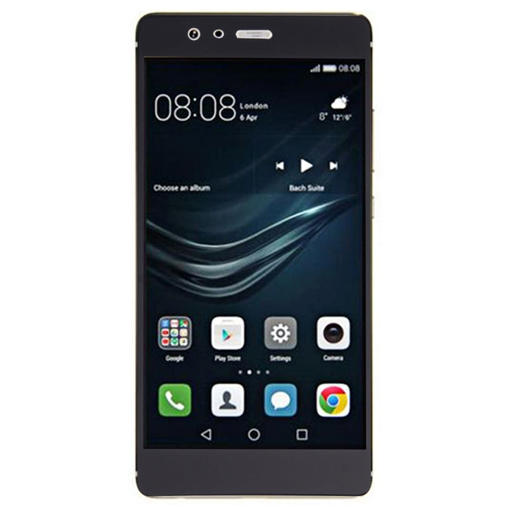 For Huawei  P9 0.26mm 9H Surface Hardness Explosion-proof Silk-screen Tempered Glass Full Screen Film (Black)
