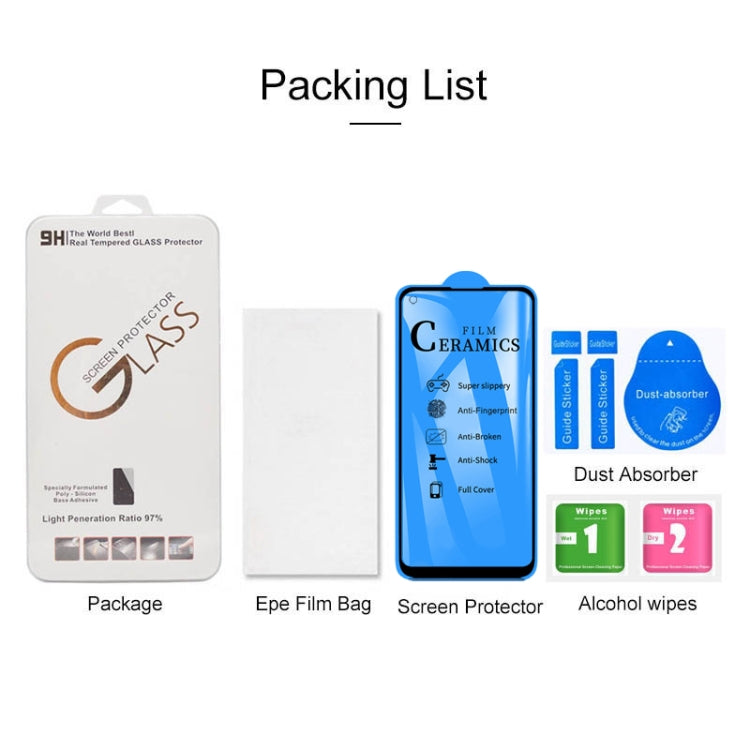 For Samsung Galaxy A11 2.5D Full Glue Full Cover Ceramics Film