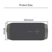 HOPESTAR P7 Mini Portable Rabbit Wireless Bluetooth Speaker, Built-in Mic, Support AUX / Hand Free Call / FM / TF(Grey)
