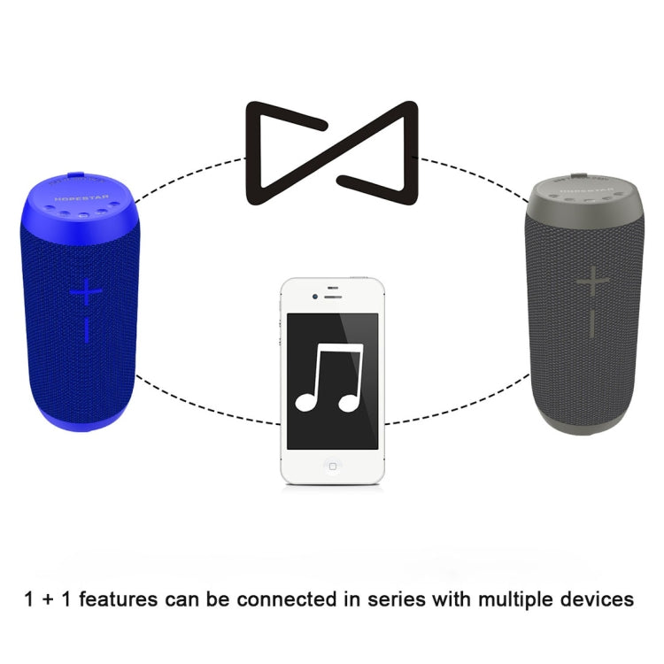 HOPESTAR P7 Mini Portable Rabbit Wireless Bluetooth Speaker, Built-in Mic, Support AUX / Hand Free Call / FM / TF(Red)