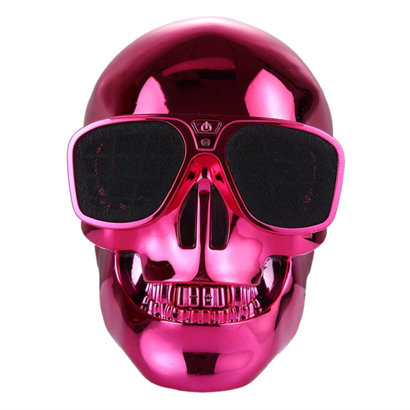 Sunglasses Skull Bluetooth Stereo Speaker, for iPhone, Samsung, HTC, Sony and other Smartphones (Red)