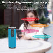 W-KING X6 Portable Water-resistant Bluetooth 4.0 Stereo Speaker(Green)
