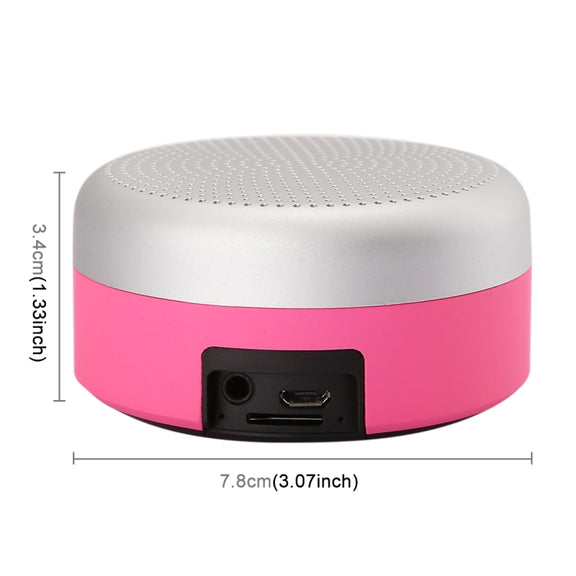 M227 Multifunctional Card Music Playback Bluetooth Speaker, Support Handfree Call & TF Card & AUX Audio Function(Magenta)