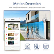 ESCAM WNK718 HD 3.0 Million Pixels 8-channel Wireless + 8IPC Wireless NVR Security System, EU Plug
