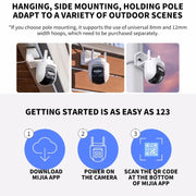 Original Xiaomi CW700S Outdoor Camera 4MP Full Color Night Vision WiFi Camera, US Plug