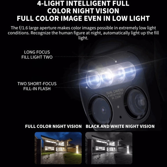 Original Xiaomi CW700S Outdoor Camera 4MP Full Color Night Vision WiFi Camera, US Plug