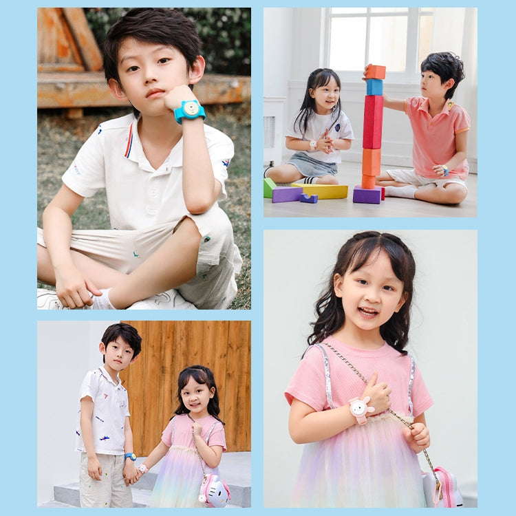 WT-M4 ABS+Silica Gel Children Mosquito Repellent Wristband (Pink)