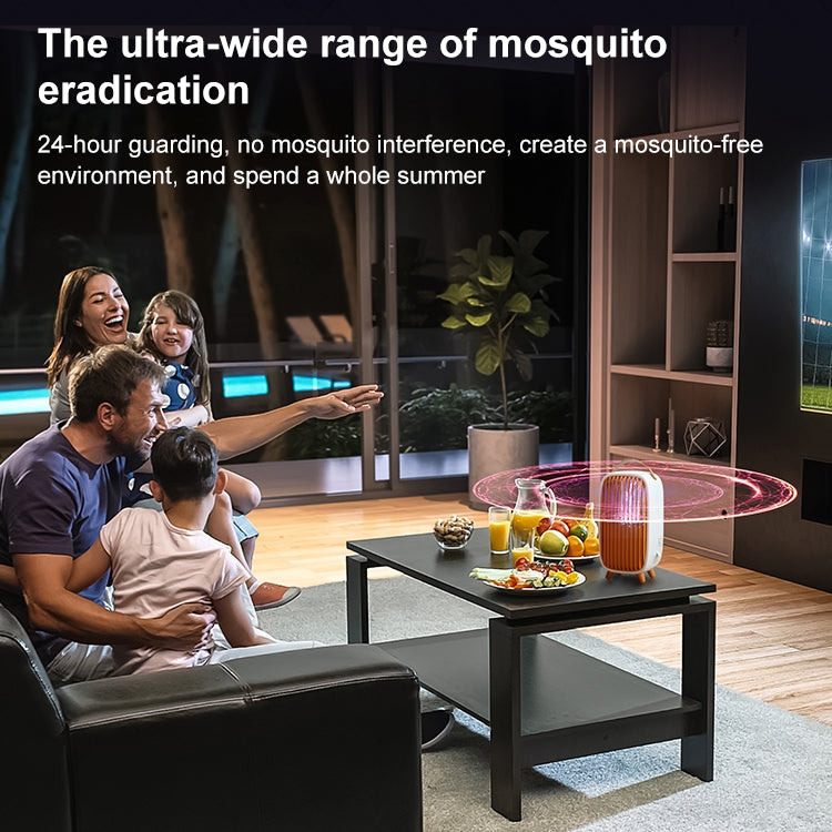 WT-M2 ABS+Leather Retro Mosquito Killer (Orange)