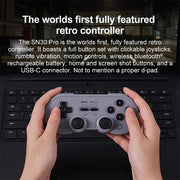 8BitDo SN30 Pro Bluetooth Gamepad Hall Version for Switch / Steam / PC / Android (Grey)