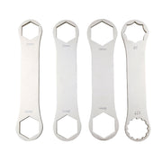 BIKERSAY BT050A Multifunctional Stainless Steel Bicycle Fork Wrench Double Head Spanner