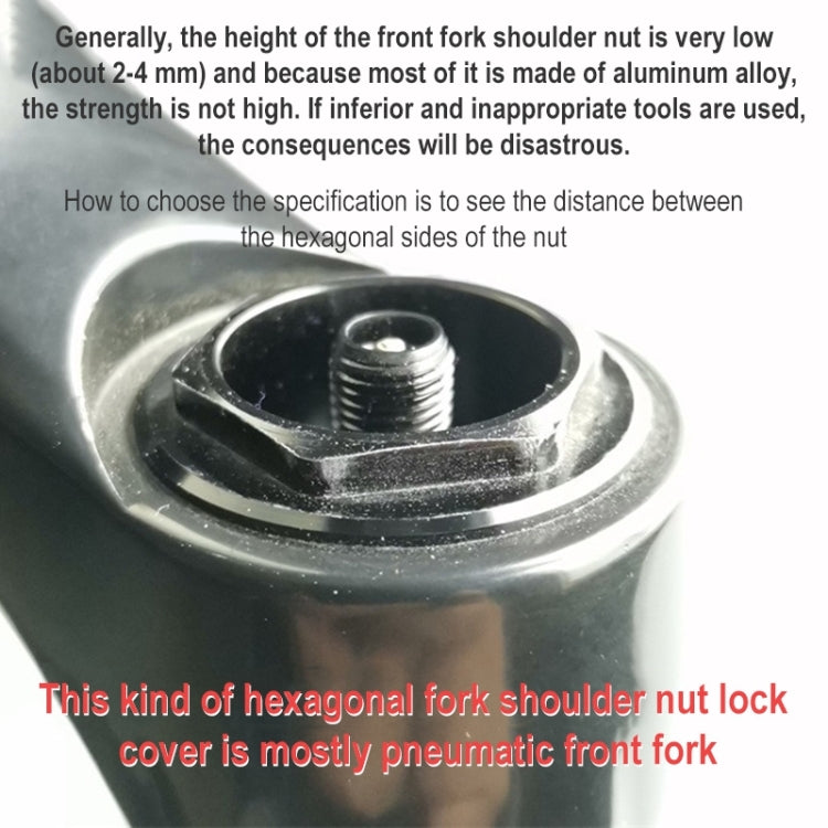 BIKERSAY BT050B Multifunctional Stainless Steel Bicycle Fork Wrench Double Head Spanner