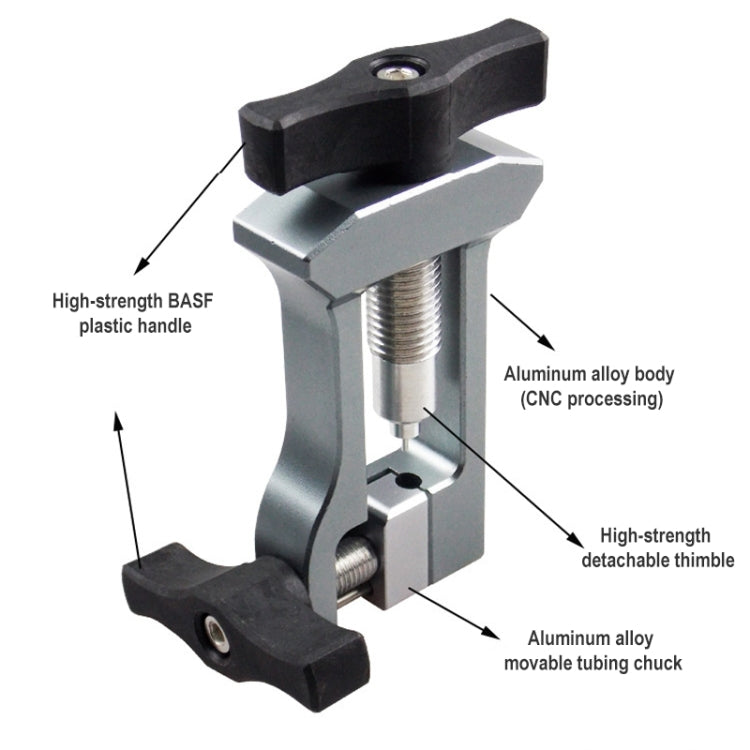 BIKERSAY BT043 Bicycle Oil Needle Insertion Tool (Silver Grey)