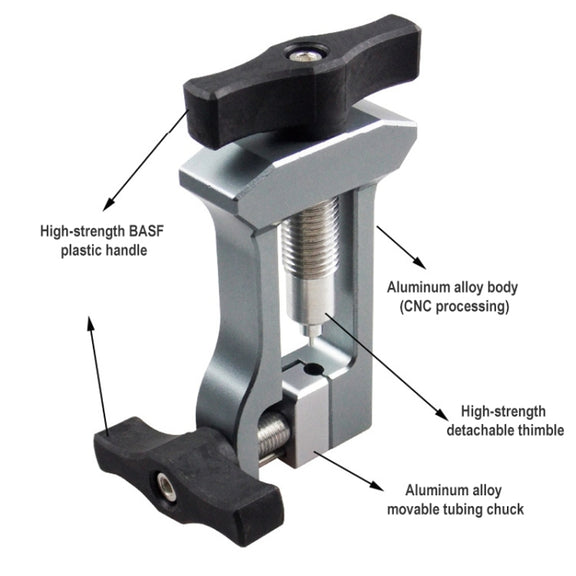BIKERSAY BT043 Bicycle Oil Needle Insertion Tool (Black)