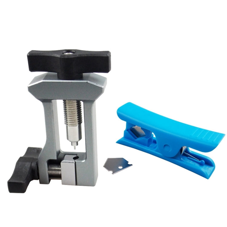BIKERSAY BT043 Bicycle Oil Needle Insertion Tool Set (Silver Grey)