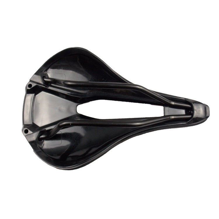 BIKERSAY SZ001 Bicycle PU Leather Saddle Seat (Black Red)