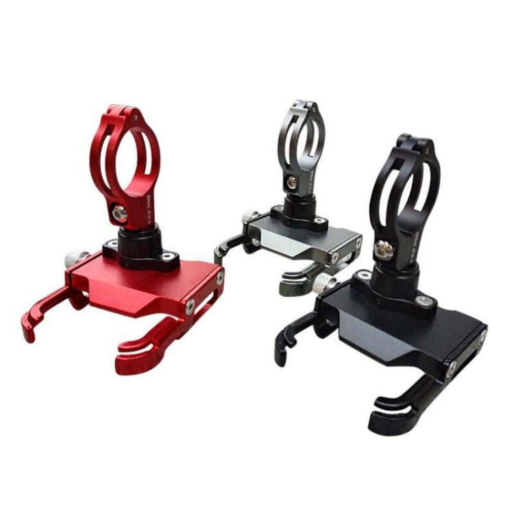 BIKERSAY MP008 Bike Motorcycle Aluminum Alloy Phone Holder Handlebar Clips (Red)