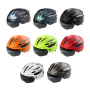GUB K80 Plus Bike Helmet With Visor And Goggles(Gradient Purple)
