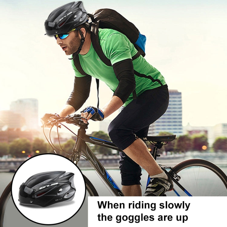 GUB K80 Plus Bike Helmet With Visor And Goggles(Fluorescent Green)