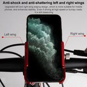 GUB P30 Aluminum Bike Phone Holder(Black)