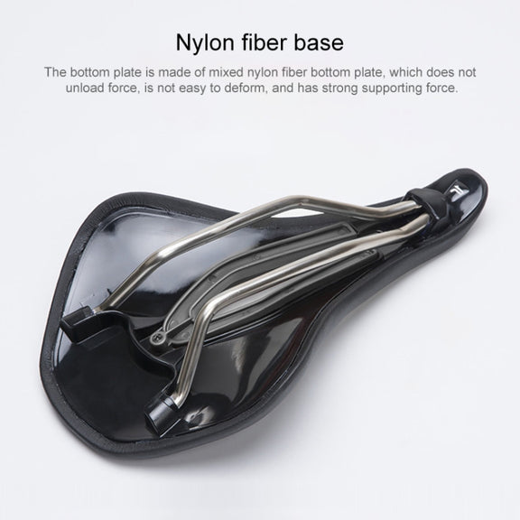 PROMEND SD-576 Nylon Fiber Triathlon Bicycle Saddle (Black)