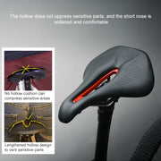 PROMEND SD-576 Nylon Fiber Triathlon Bicycle Saddle (Black)