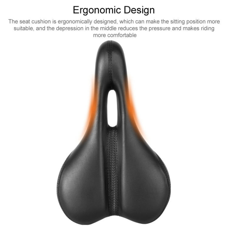 PROMEND SD-3301URN Hollow Breathable Memory Foam Bicycle Saddle