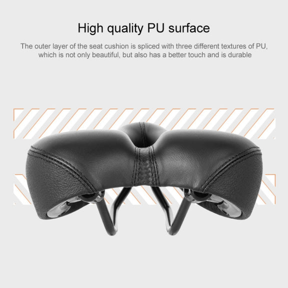 PROMEND SD-3301URN Hollow Breathable Memory Foam Bicycle Saddle