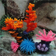 Aquarium Articles Decoration TPR Simulation Sea Urchin Ball Coral with Point, Size: L, Diameter: 13cm(Blue)
