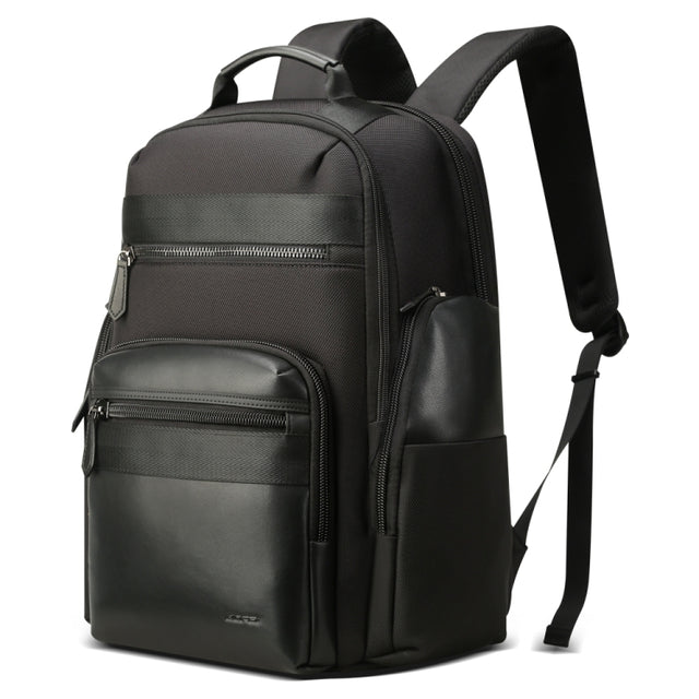 Bopai 851-014211 Business Anti-theft Water-resistant Three-layer Large Capacity Double Shoulder Bag,with USB Charging Port, Size: 35.5x24x45cm (Black)