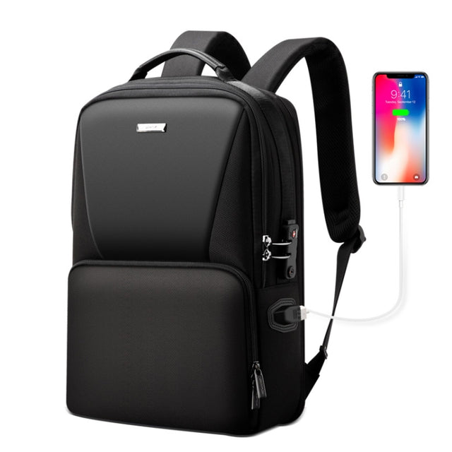 Bopai 61-02511 Business Travel Breathable Water-resistant Anti-theft Man Backpack, Size: 30x15x44cm(Black)