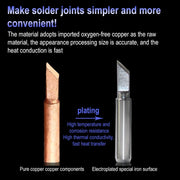 10 PCS 900M-T-3C Middle C Type Lead-free Electric Welding Soldering Iron Tips
