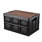 AOTU AT6916 30L Outdoor Multi-function Folding Car Storage Box(Black)