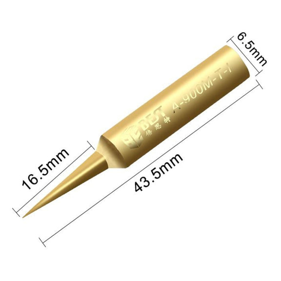 10 PCS BEST Pure Copper Low Temperature Soldering Iron Tip Special for Welding Fly Jump Wire A-900M-T-I