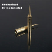 10 PCS BEST Pure Copper Low Temperature Soldering Iron Tip Special for Welding Fly Jump Wire A-900M-T-I